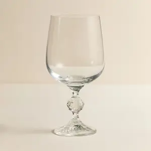 Novastyl Lot de 3 verres à pied en cristallin 23cl