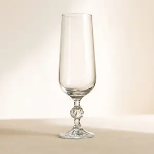 Novastyl Lot de 3 flûtes en cristallin 18cl pas cher