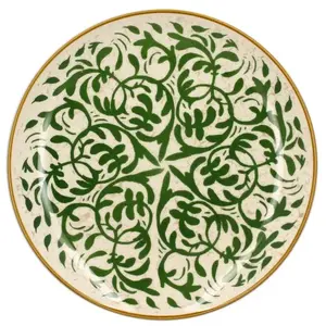 BUT Assiette plate Ø 27 cm  Vert pas cher