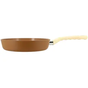 Menastyl Cuisson - Poêle Colorama induction noisette - 43x24.5x5 cm T.U pas cher