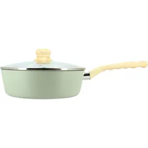 Menastyl Sauteuse en aluminium 24cm céladon - compatible induction pas cher