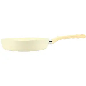 Menastyl Cuisson - Poêle Colorama induction crème - 43x24.5x5 cm T.U pas cher