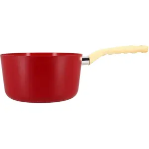 Menastyl Casserole en aluminium 20cm rouge - compatible induction COLORAMA TU pas cher