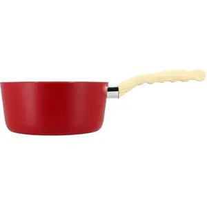 Menastyl Casserole en aluminium 18cm rouge - compatible induction COLORAMA TU pas cher