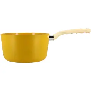 Casserole safran 20cm en aluminium induction poignée effet bois Menastyl pas cher