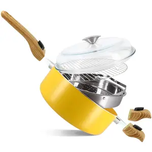 Set culinaire multi- usage safran 28cm en aluminium induction Menastyl pas cher