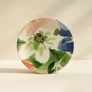 Novastyl Lot de 6 assiettes creuses en porcelaine 21cm pas cher