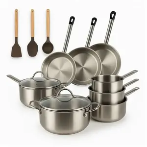 Menastyl - Set 11 pièces de cuisson en inox, professionnel