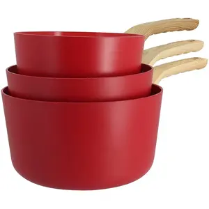 Menastyl Cuisson - 3 Casseroles Colorama induction magenta T.U pas cher