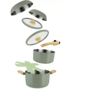 Batterie de cuisine MENASTYL SUPER BALL EASYNOX 8 PIECES