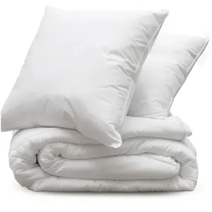 Colas Normand - Pack Couette Chaude blanc 240x220 cm pas cher