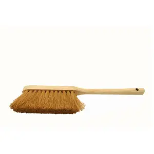 TOPCAR - Balayette coco 3 rangs manche long brut bois - 021040 pas cher