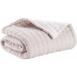 Comparateur de prix : DeclikDeco Plaid CAMBRA Naturel 140 x 200