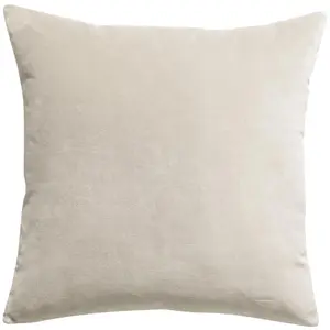 3S. x Home Maison Vivaraise Coussin uni Elise Grège 45 x 45