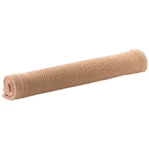 3S. x Home Maison Vivaraise Tapis de bain uni Etia Latte 54 x 64 pas cher