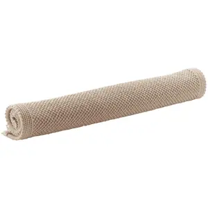 3S. x Home Maison Vivaraise Tapis de bain uni Etia Galet 54 x 64 pas cher