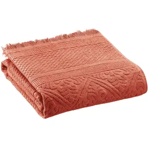 Vivaraise Drap de douche Zoe Sienne 70 x 140