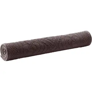 3S. x Home Maison Vivaraise Tapis de bain Enzo Ébène 54 x 110
