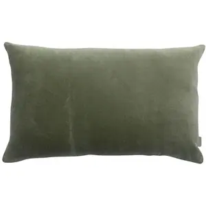 3S. x Home Maison Vivaraise Coussin uni Elise Verveine 30 x 50 pas cher