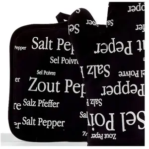 Manique noir Sel & Poivre 20 cm Winkler pas cher