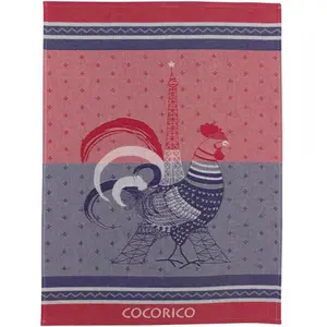 3S. x Home Torchon jacquard Cocorico MulticoloreVendu parslowood-interior