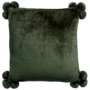 3S. x Home Coussin Tender pompons Fougère pas cher