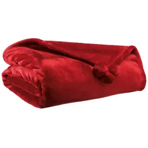 3S. x Home Plaid Tender pompons Rubis pas cher