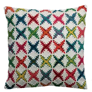 3S. x Home Maison Vivaraise Coussin Beth Multico 45 x 45 pas cher