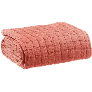 Comparateur de prix : Vivaraise Plaid Swami Pêche 130 x 200