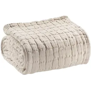 3S. x Home Linge de lit coton stonewashed Vivaraise Swami 240x260 cm