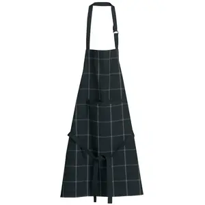3S. x Home Tablier de cuisine recycle Doha noir 80 x 85 cm Winkler