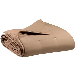 3S. x Home Maison Vivaraise Jeté Zeff Sable 180 x 260 pas cher