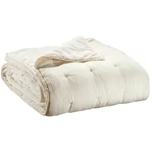 3S. x Home Jeté de lit Zeff Craie