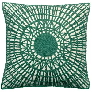 3S. x Home Coussin brodé Noa Epicea pas cher