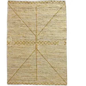 3S. x Home The Rug Republic - Tapis en chanvre Jiazi 290 x 190 cm pas cher
