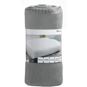 Comparateur de prix : Housse De Rêve Plaid 100x150 cm Polyester Mikado Stone 100 x 150 cm