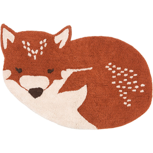 Comparateur de prix : Nattiot Tapis Chambre Enfant Coton Lavable Little Wolf Multicolore