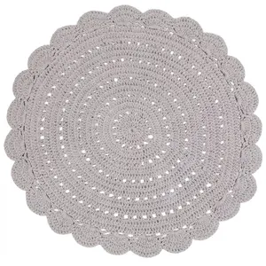 3S. x Home Tapis Rond ALMA Lin