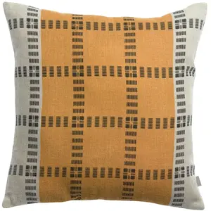 3S. x Home Maison Vivaraise Coussin Zeff Eden Ocre 45 x 45 pas cher