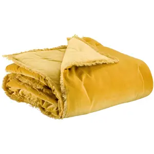 3S. x Home Maison Vivaraise Jeté uni Fara Mirabelle 240 x 260