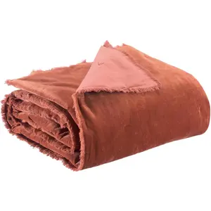 Comparateur de prix : Vivaraise Plaid uni Fara Sienne