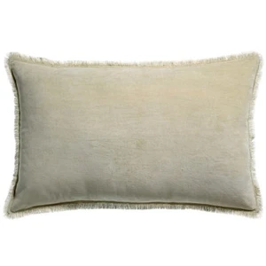3S. x Home Maison Vivaraise Coussin uni Fara Lin 40 x 65