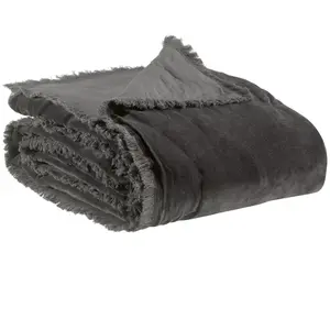 Maison Vivaraise Jeté uni Fara Ombre 260 x 260