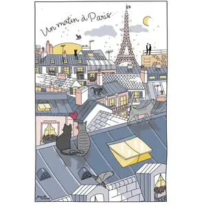 Comparateur de prix : 3S. x Home Torchon Toits de Paris Blanc