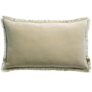 3S. x Home Maison Vivaraise Coussin uni Fara Lin 30 x 50
