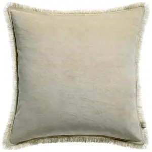 3S. x Home Maison Vivaraise Coussin uni Fara Lin 45 x 45