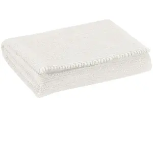Maison Vivaraise Drap de bain Bora Neige 90 x 150 pas cher