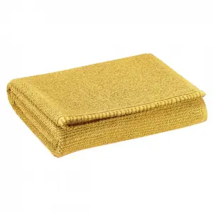 Maison Vivaraise Serviette de toilette Bora Curry 50 x 100 pas cher