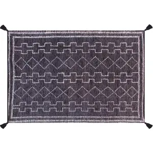 3S. x Home Maison Vivaraise Tapis Gimie Charbon/ivoire 120 x 180