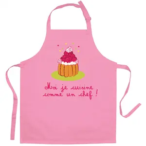 Winkler Tablier de cuisine enfant Je cuisine comme un chef recyclé Ros...Vendu paramazon